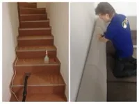 Čistenie schodov a sedačky