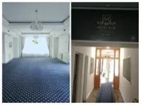 Tepovanie kobercov v reštaurácii